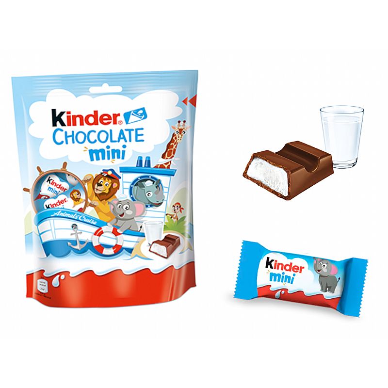 Mini kinder chocolate 120 gr. (19 unds.)