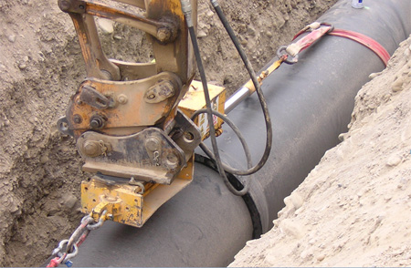 Montaje de tubo de fundición dúctil K-9 de 1.000 mm.( Orihuela)