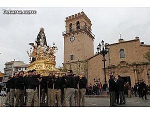 Bendición del nuevo trono de la Hdad. de la Dolorosa