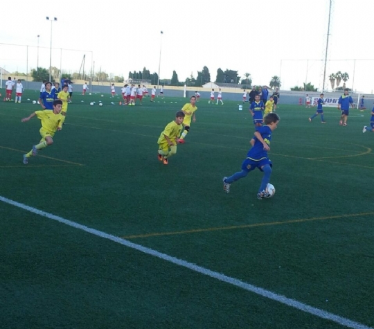 Entrenamiento alevín Villarreal CF SAD