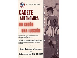 Entrenamientos Captación Cadete Autonomica