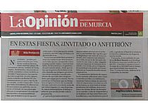 Artículo en el periódico La Opinión del 29 de Diciembre de 2016