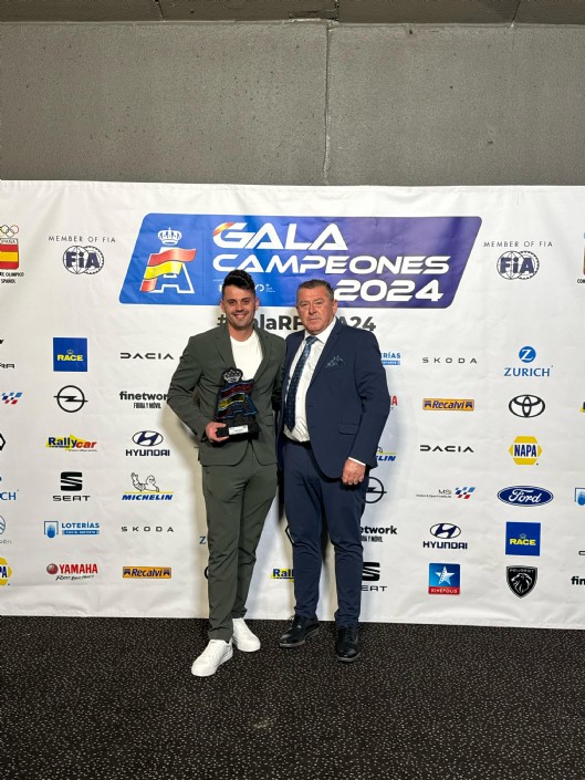 Pedro Garcia, galardonado en la Gala de Campeones 2024.
