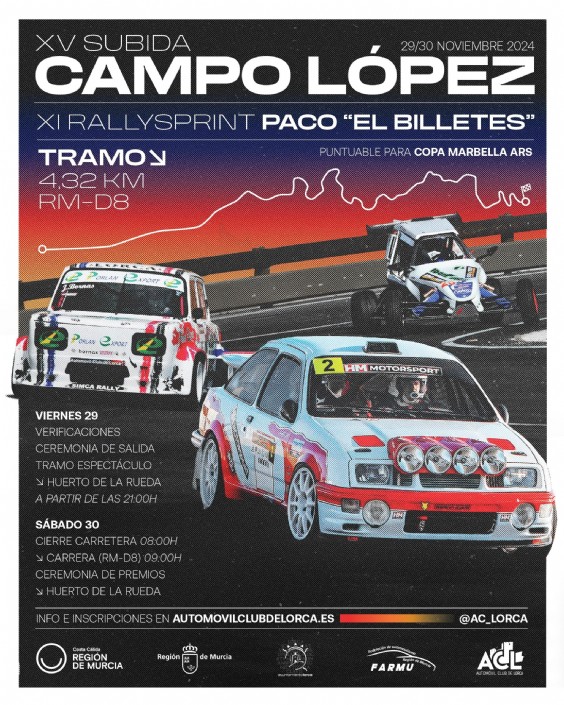 XV Subida Campo López y XI RS Paco El Billetes XV Subida Campo López y XI RS Paco El Billetes