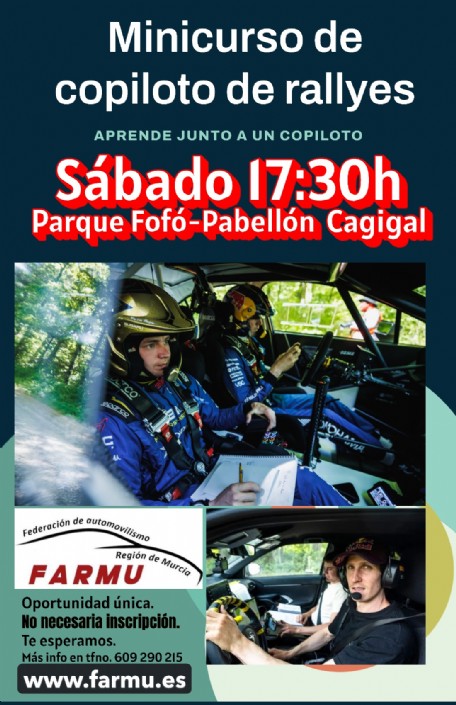 Minicurso copiloto de rallye