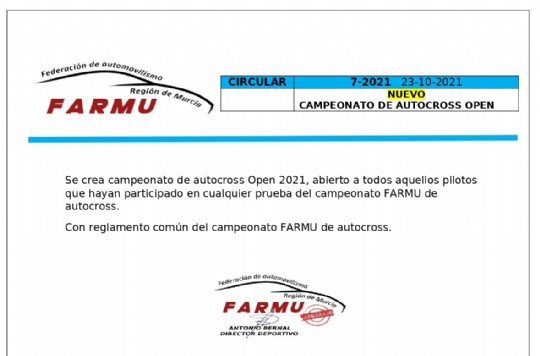 IX Autocross Totana - NUEVA FECHA SÁBADO 30 OCTUBRE