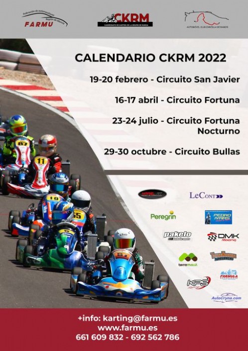 Calendario provisional CKRM 2022