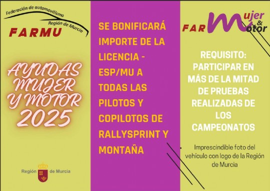 La FARMU convoca ayudas a la Mujer.