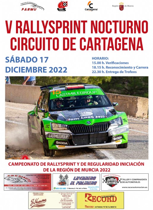 V Rallysprint Nocturno Circuito de Cartagena V Rallysprint Nocturno Circuito de Cartagena