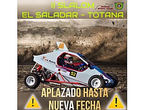*COMUNICADO OFICIAL*  *APLAZAMIENTO II SLALOM EL SALADAR - TOTANA*