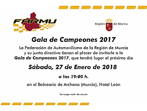 Gala de Campeones FARMU 2018