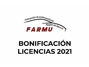 Bonificación licencias 2021