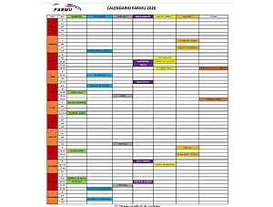 CALENDARIO FARMU DEFINITIVO 2026