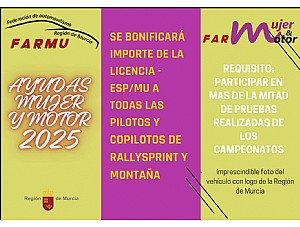 La FARMU convoca ayudas a la Mujer.