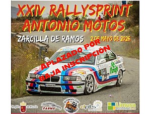APLAZADO POR BAJA INSCRIPCIÓN.  XXIV RALLYSPRINT ANTONIO MOTOS. ZARCILLA DE RAMOS