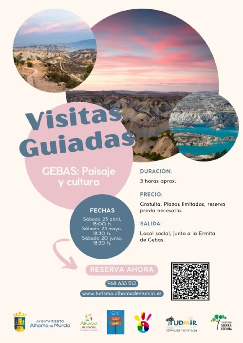 Alhama impulsa un programa de visitas guiadas de primavera para descubrir El Berro, Gebas y la Fiesta de Los Mayos