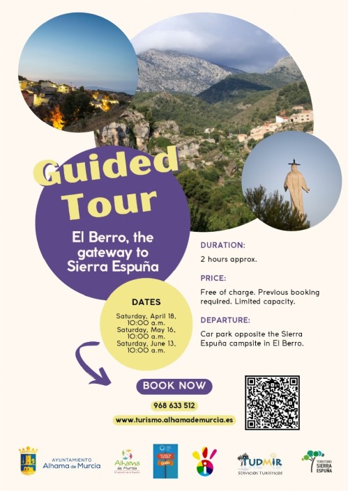 Alhama impulsa un programa de visitas guiadas de primavera para descubrir El Berro, Gebas y la Fiesta de Los Mayos