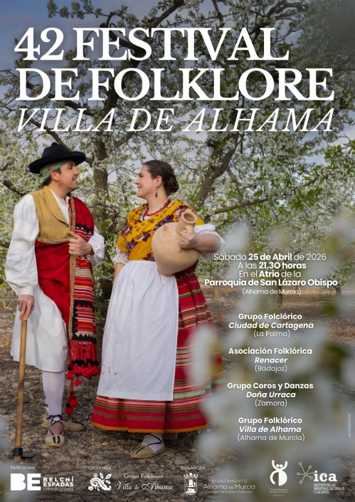 El Festival Nacional de Folklore Villa de Alhama celebra su 42ª edición con grupos de cuatro puntos de España