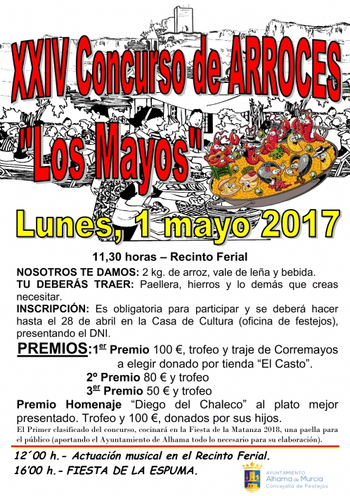 XXIV Concurso de Arroces - Los Mayos 2017