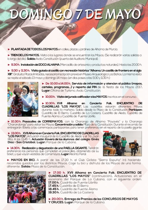 Programa Fiesta de Los Mayos 2017