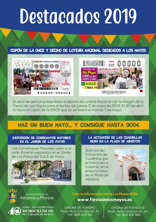 Fiesta de Los Mayos 2019: programa de actividades