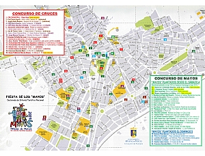 Plano de Mayos y Cruces - Fiestas de Los Mayos 2019