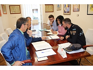 El Ayuntamiento coordina con Policía Local el dispositivo de seguridad para Los Mayos