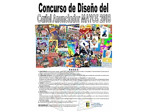 Bases del cartel anunciador de la fiesta de Los Mayos 2018