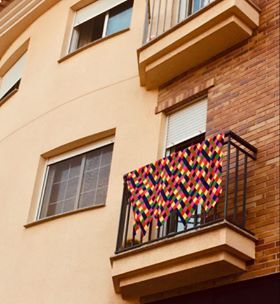 Decoración balcones y ventanas de los vecinos 2020 - 21