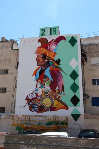 'Un destello de color sonoro' Mural de Murfy 2019 - 3