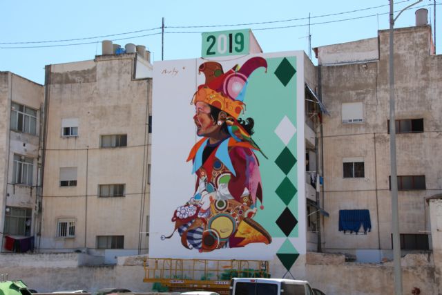 'Un destello de color sonoro' Mural de Murfy 2019 - 6