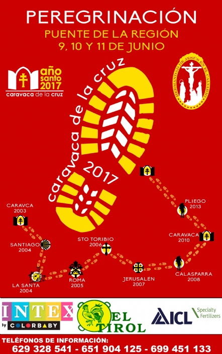 INSCRIPCIÓN PEREGRINACIÓN A CARAVACA 2017