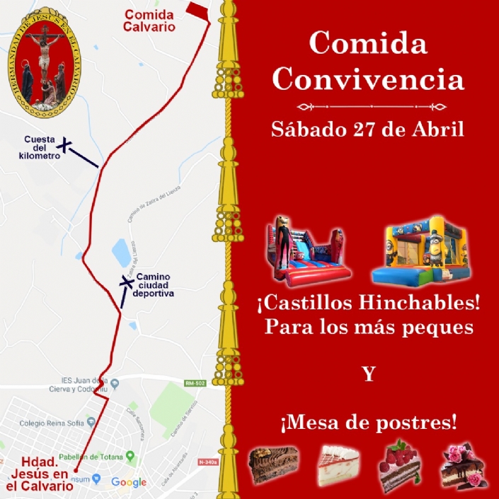 COMIDA DE CONVIVENCIA HERMANDAD DE JESUS EN EL CALVARIO Y SANTA CENA