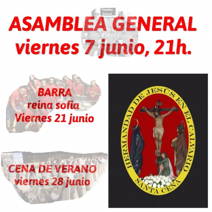 ASAMBLEA GENERAL VIERNES 7 DE JUNIO 2019 