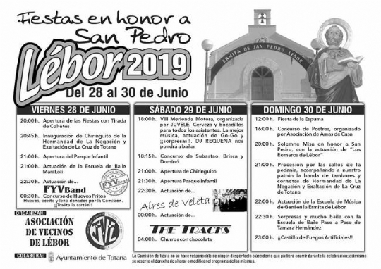 LA HERMANDAD PONDRÁ EN MARCHA EL CHIRINGUITO DE LAS FIESTAS DE LÉBOR 2019