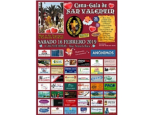 CENA GALA SAN VALENTIN 2019