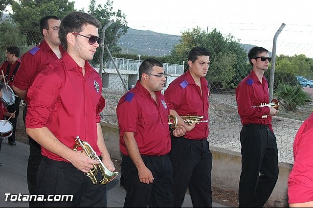 PARTICIPACIÓN DE LA BANDA EN LA PROCESIÓN DE LAS FIESTAS DE 