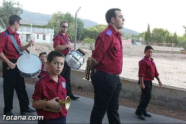 PARTICIPACIÓN DE LA BANDA EN LA PROCESIÓN DE LAS FIESTAS DE 