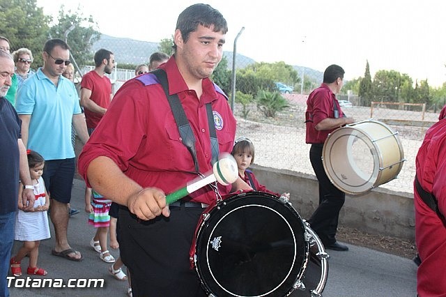 PARTICIPACIÓN DE LA BANDA EN LA PROCESIÓN DE LAS FIESTAS DE 