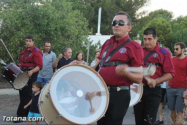 PARTICIPACIÓN DE LA BANDA EN LA PROCESIÓN DE LAS FIESTAS DE 