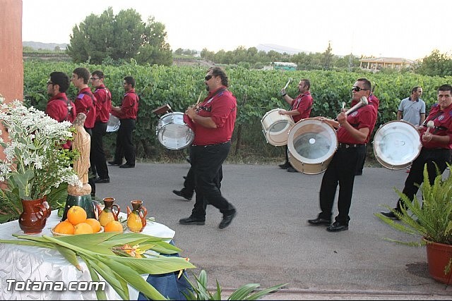 PARTICIPACIÓN DE LA BANDA EN LA PROCESIÓN DE LAS FIESTAS DE 