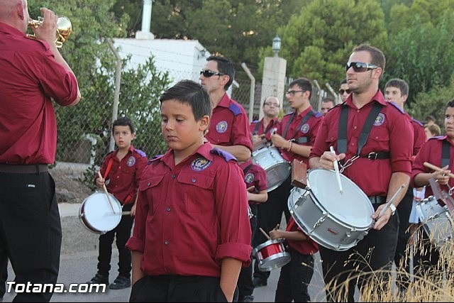 PARTICIPACIÓN DE LA BANDA EN LA PROCESIÓN DE LAS FIESTAS DE 