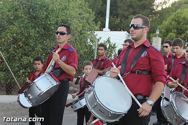 PARTICIPACIÓN DE LA BANDA EN LA PROCESIÓN DE LAS FIESTAS DE 