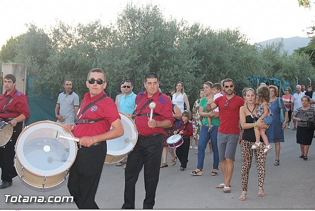 PARTICIPACIÓN DE LA BANDA EN LA PROCESIÓN DE LAS FIESTAS DE 