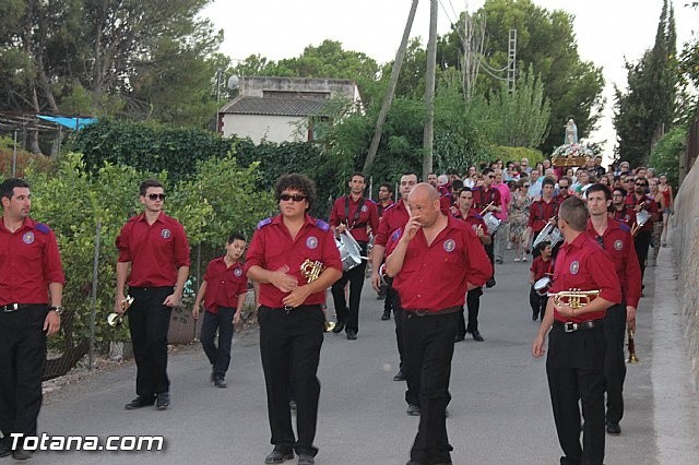 PARTICIPACIÓN DE LA BANDA EN LA PROCESIÓN DE LAS FIESTAS DE 