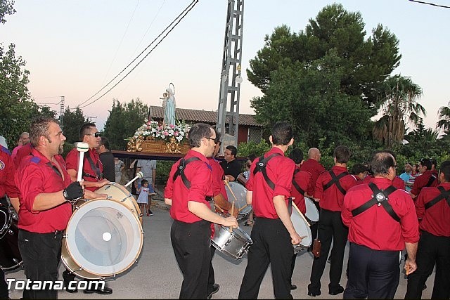 PARTICIPACIÓN DE LA BANDA EN LA PROCESIÓN DE LAS FIESTAS DE 