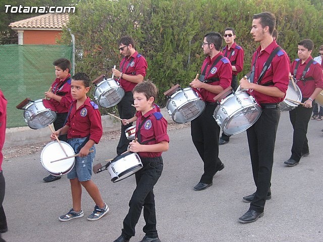 PARTICIPACION DE LA BANDA EN LA PROCESION DE LAS FIESTAS DE 