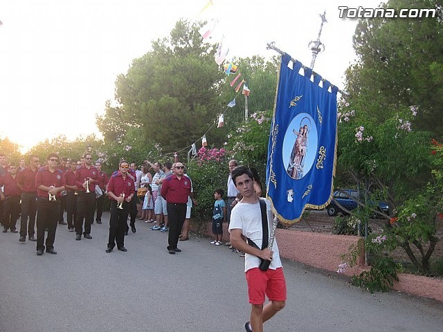 PARTICIPACION DE LA BANDA EN LA PROCESION DE LAS FIESTAS DE 