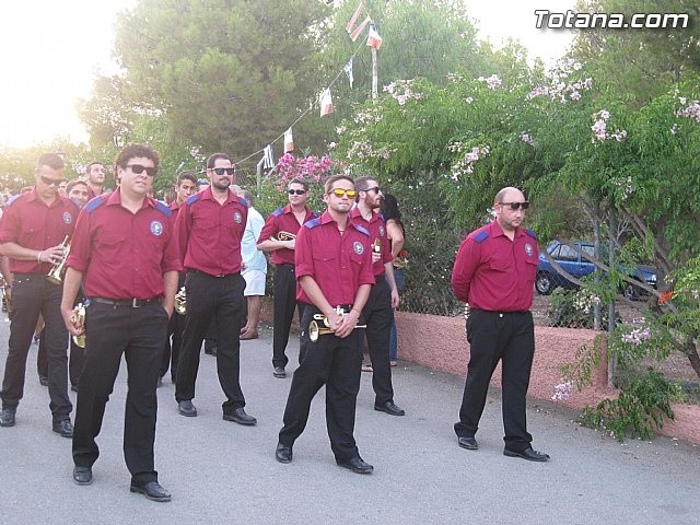 PARTICIPACION DE LA BANDA EN LA PROCESION DE LAS FIESTAS DE