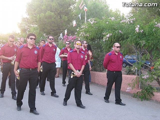 PARTICIPACION DE LA BANDA EN LA PROCESION DE LAS FIESTAS DE 